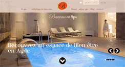 Desktop Screenshot of beaumont-spa.com